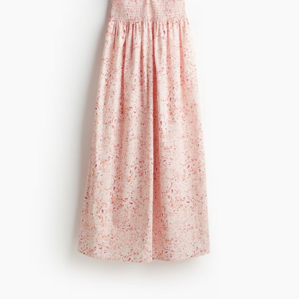 H&M SMOCKED-BODICE DRESS